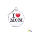 Médaille collection Charms,  I LOVE MOM , MOYEN For Cheap