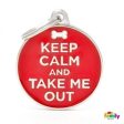 Médaille collection Charms,  KEEP CALM AND TAKE ME OUT , GRAND Supply