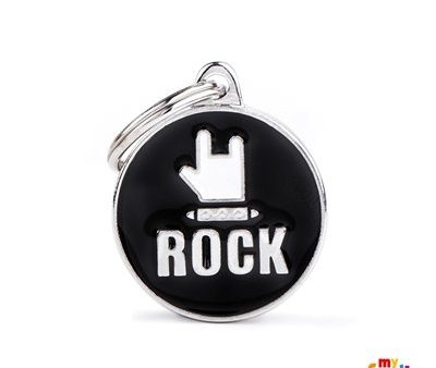 Médaille collection Charms,  ROCK , MOYEN For Cheap