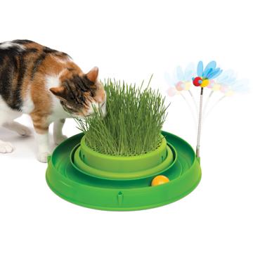 Circuit 3 en 1 avec balle et jardinière d’herbe Catit Play, vert, 36 cm (14 po) Online Hot Sale