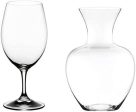 Riedel Ouverture Wine Glass and Decanter Set is designed to emphasize the fruit and balance the tannins of your wine. The stemmed glasses and the decanter are suitable for use with all types of wine making this an extremely versatile set - 5408 35 Fashion