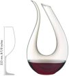 Riedel 52 Ounce Decanter Amadeo Grigio allows you to decant older wines to separate them from their sediment to bring out the bold flavor - 1756 13-G Supply