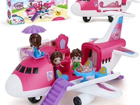 BCD  Happy Times Luxury Private Jet: Endless fun times with imagination and interactive figurines - T013A Online Sale