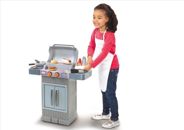 LITTLE TIKES  Cook N Grow Bbq Grill: Anytime is grillin  time with this toy grill barbeque set - 633904 Sale