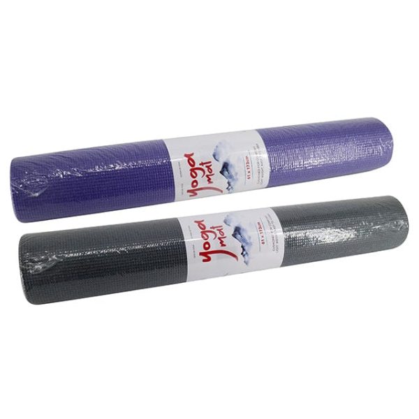 Yoga Mat - 61 CM x 173 CM, Two Colors, Comfortable, Soft, Light Weight, Easy To Clean - LE0051 Supply