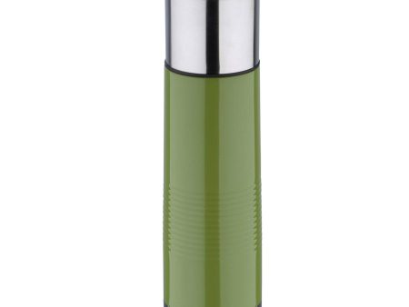 Bergner 500ml Thermos Vacuun Flask (Olive) is made with superior insulation that keeps liquids (soup, coffee, tea) hot or cold. It is designed with a leak-resistant lid, so you can put it in your backpack without worrying about any spills - BG-6085OL For Cheap