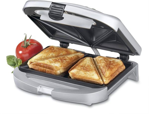 Cuisinart Dual-Sandwich Nonstick Electric Grill - CU-WM-SW2N For Cheap