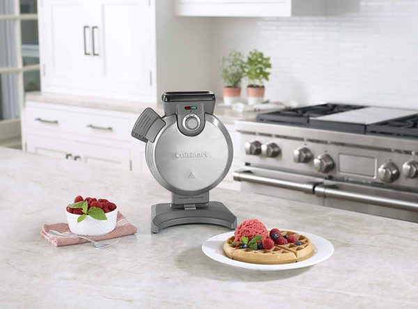 Cuisinart Vertical Waffle Maker (Silver) - CU-WAF-V100 Fashion