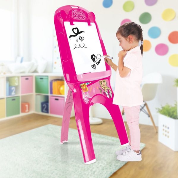 MATTEL  Barbie Easel: 10 coloring pages, 5 stickers. Eraser and pencil are included - MATTEL-1616 Cheap