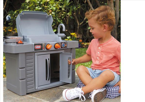 LITTLE TIKES  Cook N Grow Bbq Grill: Anytime is grillin  time with this toy grill barbeque set - 633904 Sale