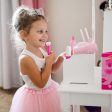 MELISSA & DOUG  Vanity Play Set: Add glamour and style to playtime with these wooden beauty essentials for make-believe makeovers - 3026 Discount