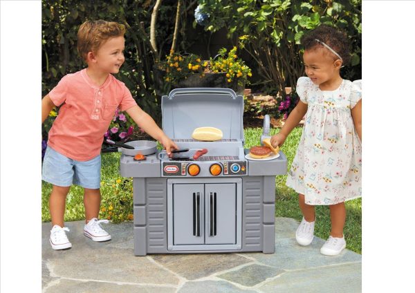 LITTLE TIKES  Cook N Grow Bbq Grill: Anytime is grillin  time with this toy grill barbeque set - 633904 Sale