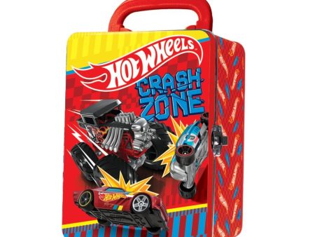 Hotwheels Metal Storage Case 18pcs: The smart metal case in the stylish Hot Wheels design is not only strong but is also a practical storage solution for young racing fans - HWCC2 For Sale