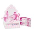 MELISSA & DOUG  Vanity Play Set: Add glamour and style to playtime with these wooden beauty essentials for make-believe makeovers - 3026 Discount