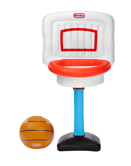 LITTLE TIKES  Totally Huge Sports Basketball Set: Go big, go team, and have larger-than-life fun playing basketball - 659898 Discount