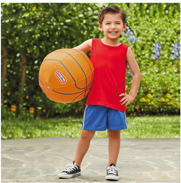 LITTLE TIKES  Totally Huge Sports Basketball Set: Go big, go team, and have larger-than-life fun playing basketball - 659898 Discount