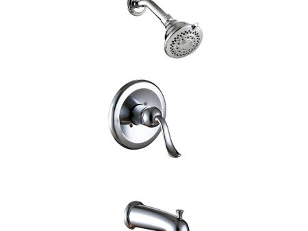 Aquarius Pressure Balanced Bathtub & Shower Mixer, CHROME - T101-CP Cheap