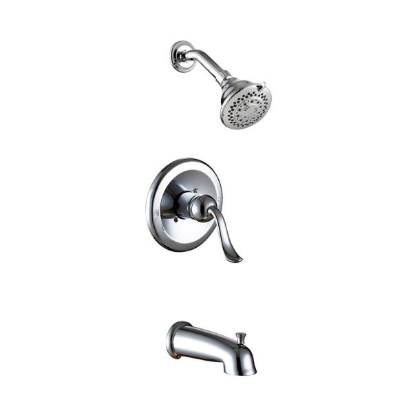 Aquarius Pressure Balanced Bathtub & Shower Mixer, CHROME - T101-CP Cheap