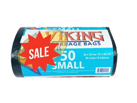 Viking Garbage Bag Small 50 Bags sturdy and reliable bags are perfect for everyday use-67266300111 on Sale