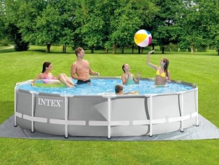 Intex Prism Frame Pool 15ft X 42in: Puncture resistant 3-ply durable material - 26723 Discount