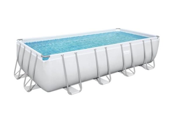 BESTWAY Power Steel 18ft X 9ft X 48in Rectangular Pool Set: Above Ground Pool is easy to set up and built to last - 56468 For Discount